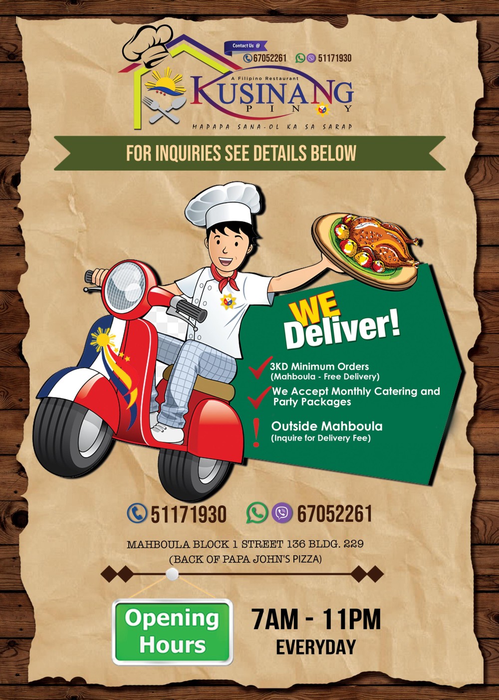 We Deliver